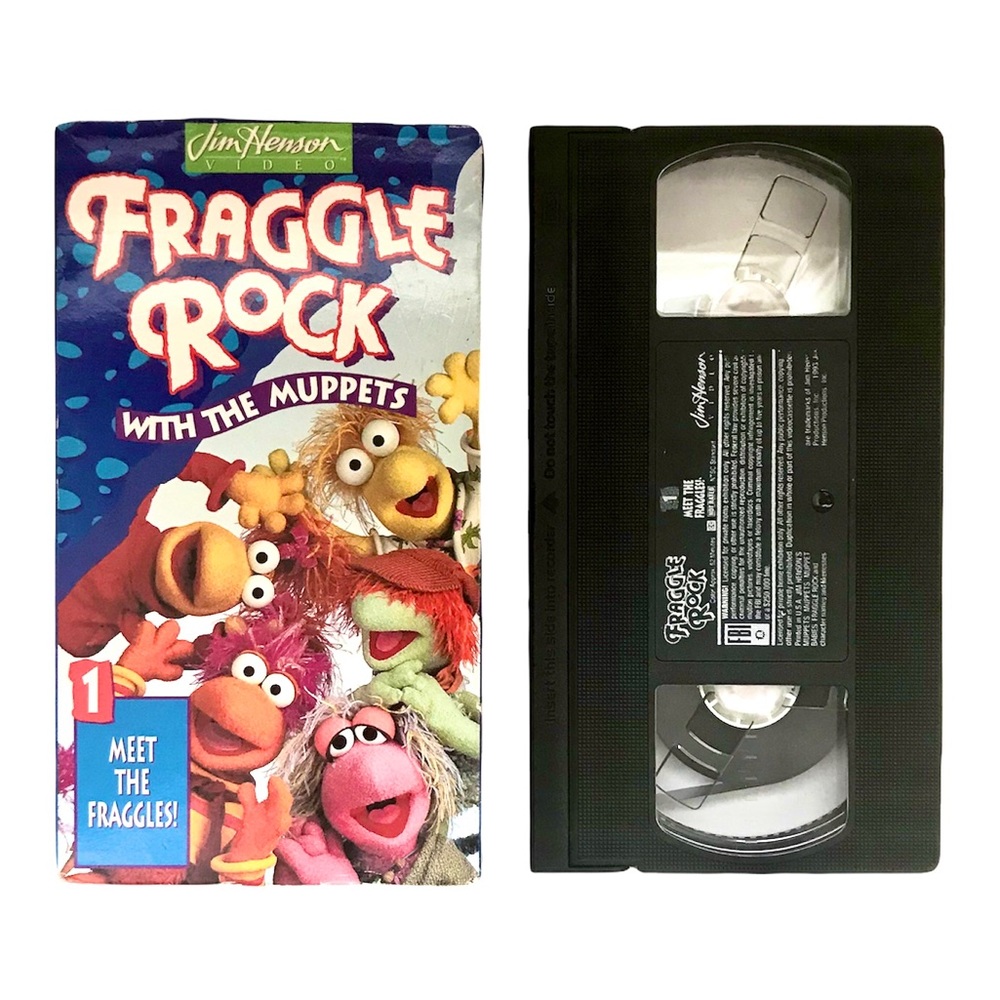 Fraggle Rock with the Muppets Volume 1 Meet The Fraggles! VHS Tape